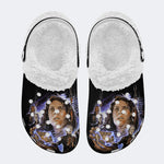 Demons to Some - Fur Lined Slippers/Sandals
