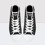 Kisses That Kill High Top Canvas Shoes For Men