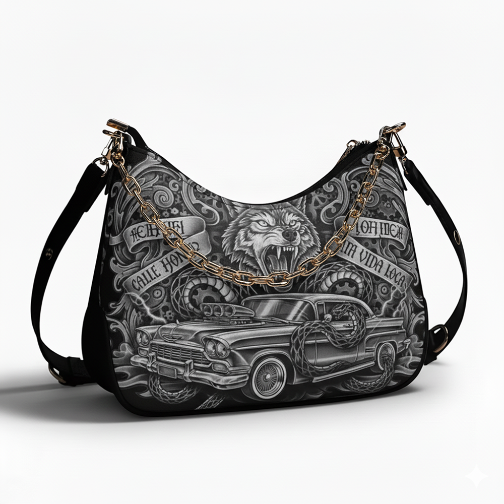 Iron Wolf Streetline- Leather Crossbody Bag