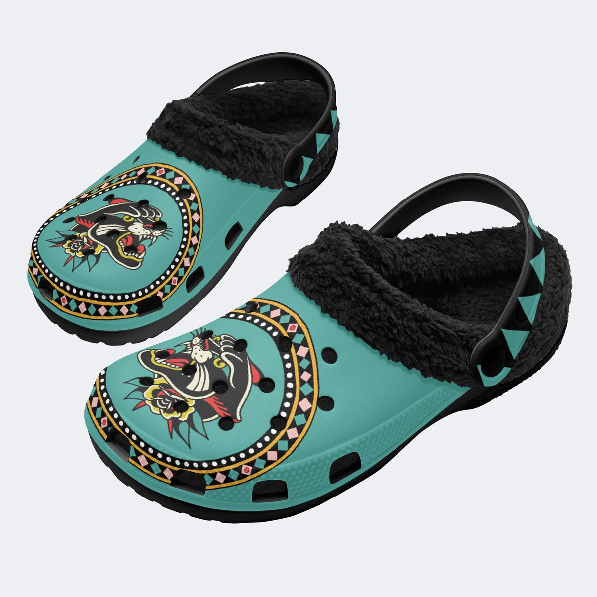 Wild And Fearless - Fur Lined Slippers/Sandals