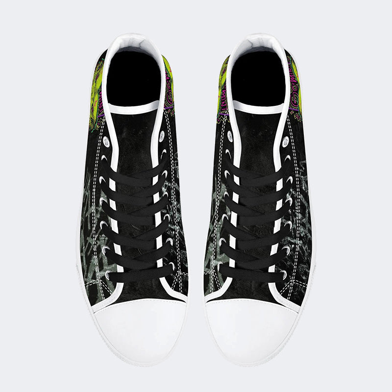 Unisex Horror Print - High Top Canvas