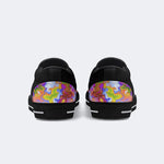 Rock Skull Print - Slip On Shoes