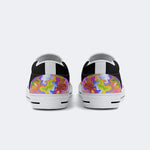 Rock Skull Print - Slip On Shoes