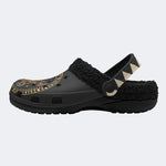Blooming Eye - Fur Lined Slippers/Sandals