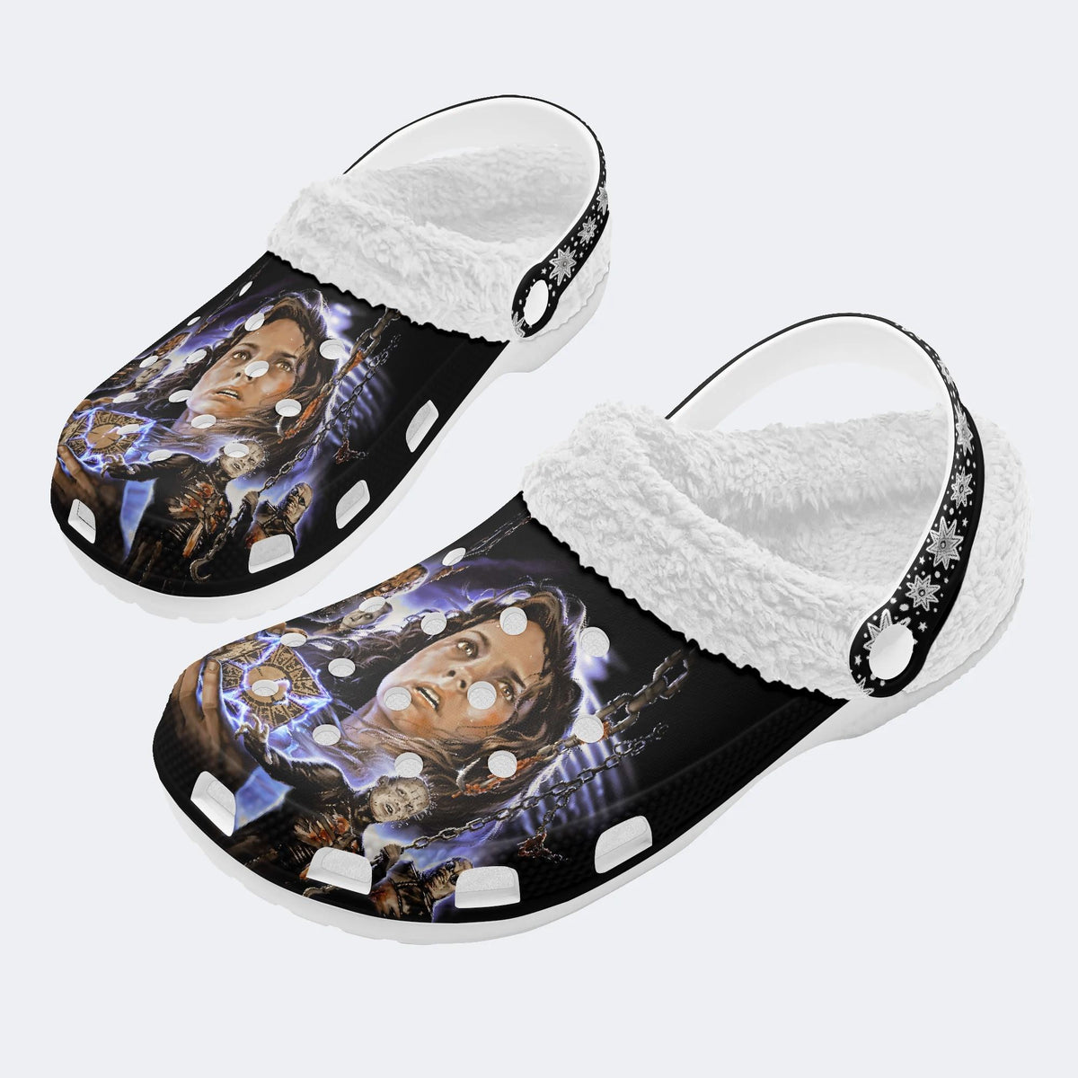 Demons to Some - Fur Lined Slippers/Sandals