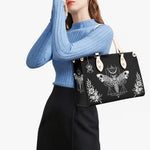 Surreal Death Moth - Leather Handbag