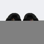 Heart Art Print - Fur Lined Slippers/Sandals