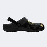Creature From The Black Lagoon Print - Fur Lined Slippers/Sandals