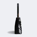 Tarot Skull Butterfly Print - Bucket Bag