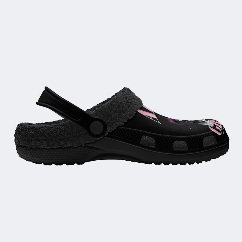 Ariana Grande Print - Fur Lined Slippers/Sandals