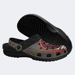 Rock Skull Print - Fur Lined Slippers/Sandals
