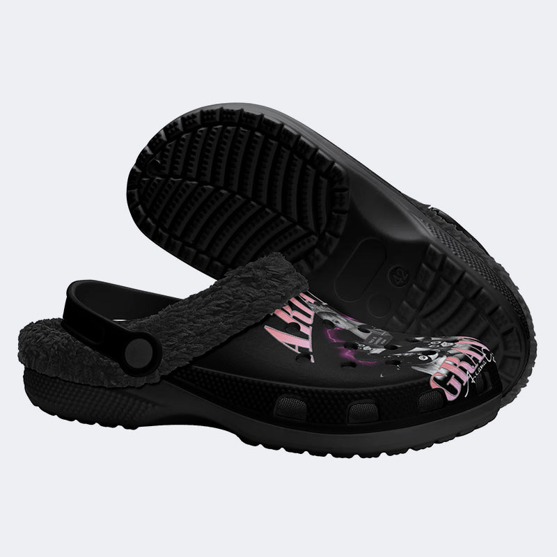 Ariana Grande Print - Fur Lined Slippers/Sandals