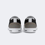 Rock Skull Print - Slip On Shoes