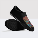 Queen Print Slip On Shoes