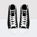 Skull High Top Canvas Shoes For Men