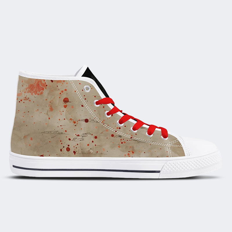 Unisex Horror Print - High Top Canvas