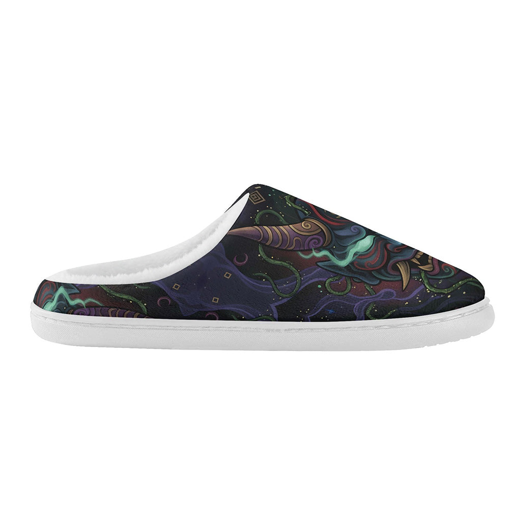 Hannya no Tamashii Fleece-Lined Slippers