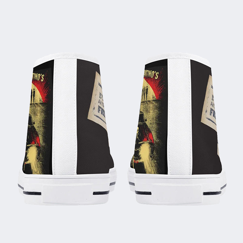 Unisex Horror Movie Print - High Top Canvas