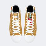Unisex Monster Print - High Top Canvas