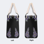 Unisex Tiger Print - Leather Handbag