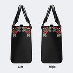 Cowboy Frog Print - Leather Handbag