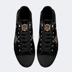 Unisex Tiger Print - High Top Canvas