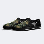 Death Moth&Skeleton - Slip On Shoes