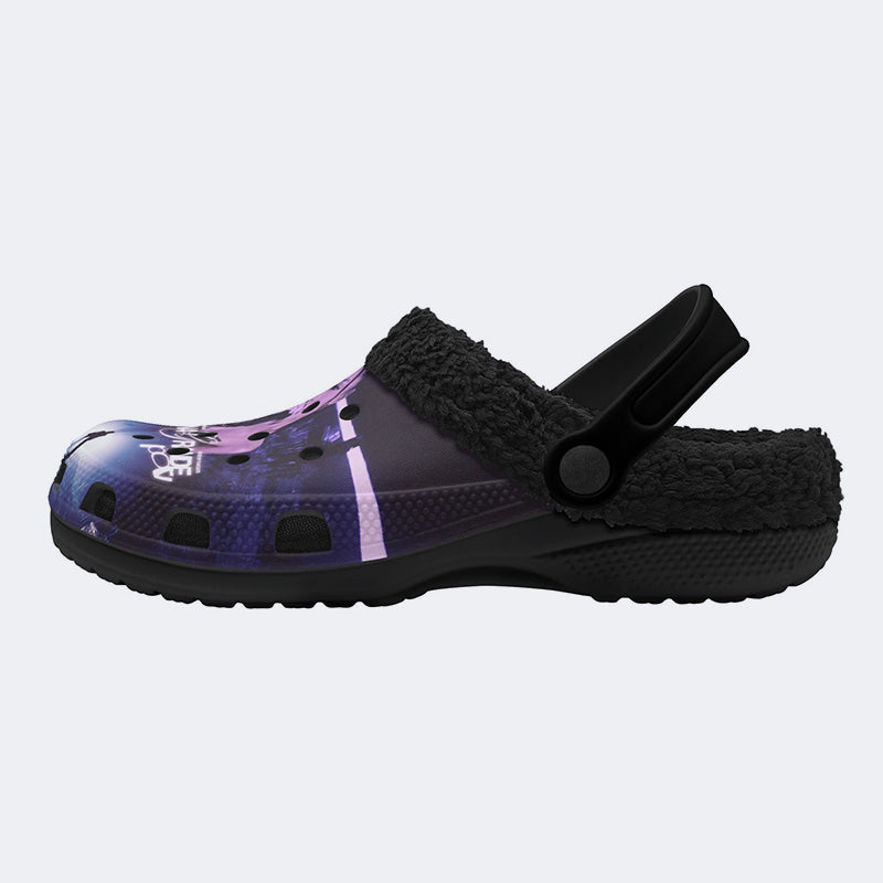 Ariana Grande Print - Fur Lined Slippers/Sandals