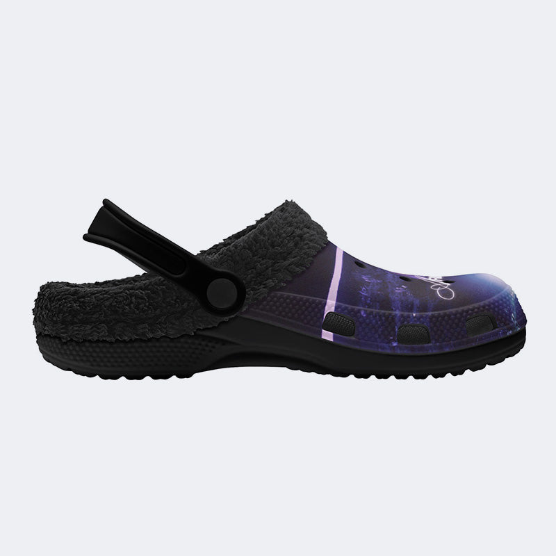 Ariana Grande Print - Fur Lined Slippers/Sandals