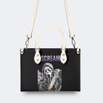 Horror Ghostface Print - Leather Handbag