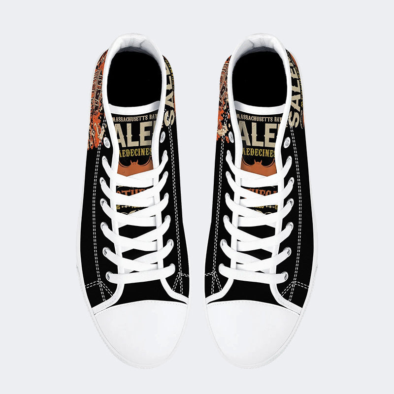 Salem Medicines Apothecary Halloween - High Top Canvas