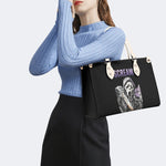 Horror Ghostface Print - Leather Handbag