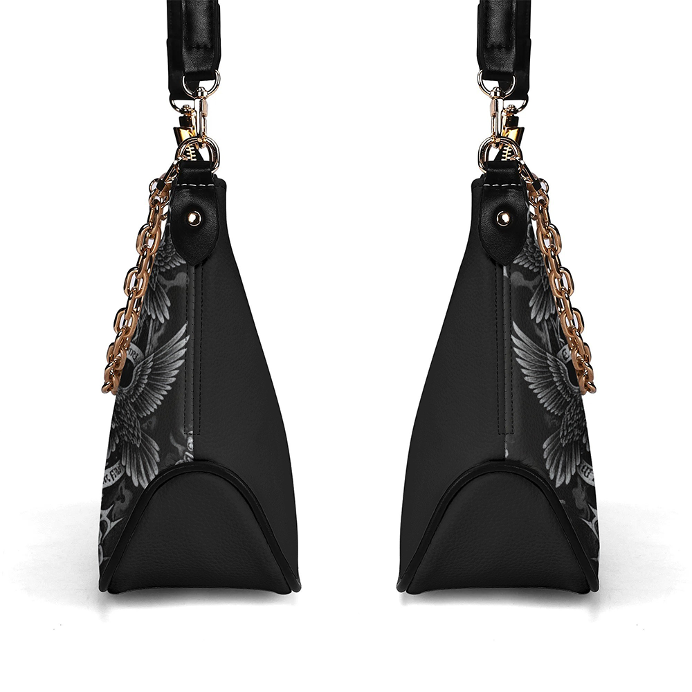 Iron Horse Elegance- Leather Crossbody Bag