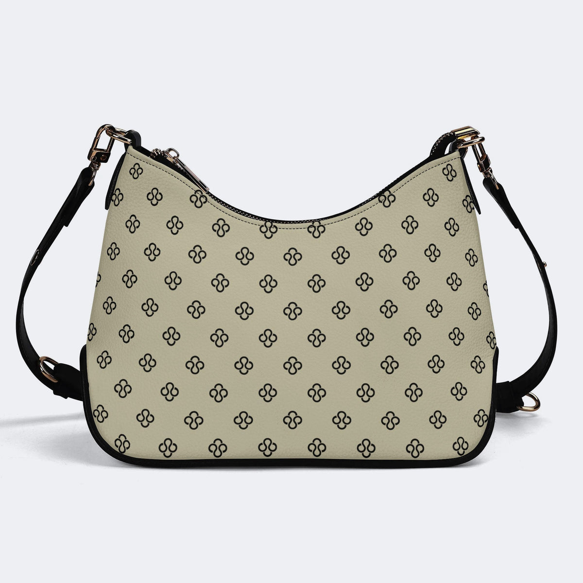 Vintage Death Moth Print - Leather Crossbody Bag