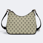 Vintage Death Moth Print - Leather Crossbody Bag
