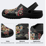 Flower Tiger Art Print - Slippers/Sandals