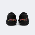 Rock Skull Print - Slip On Shoes