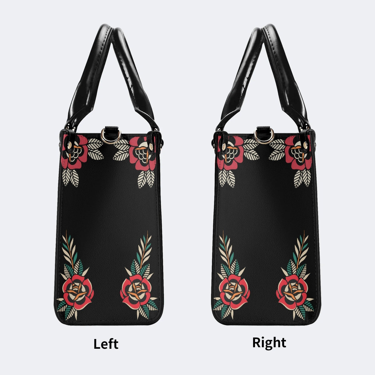 Cowboy Frog Print - Leather Handbag