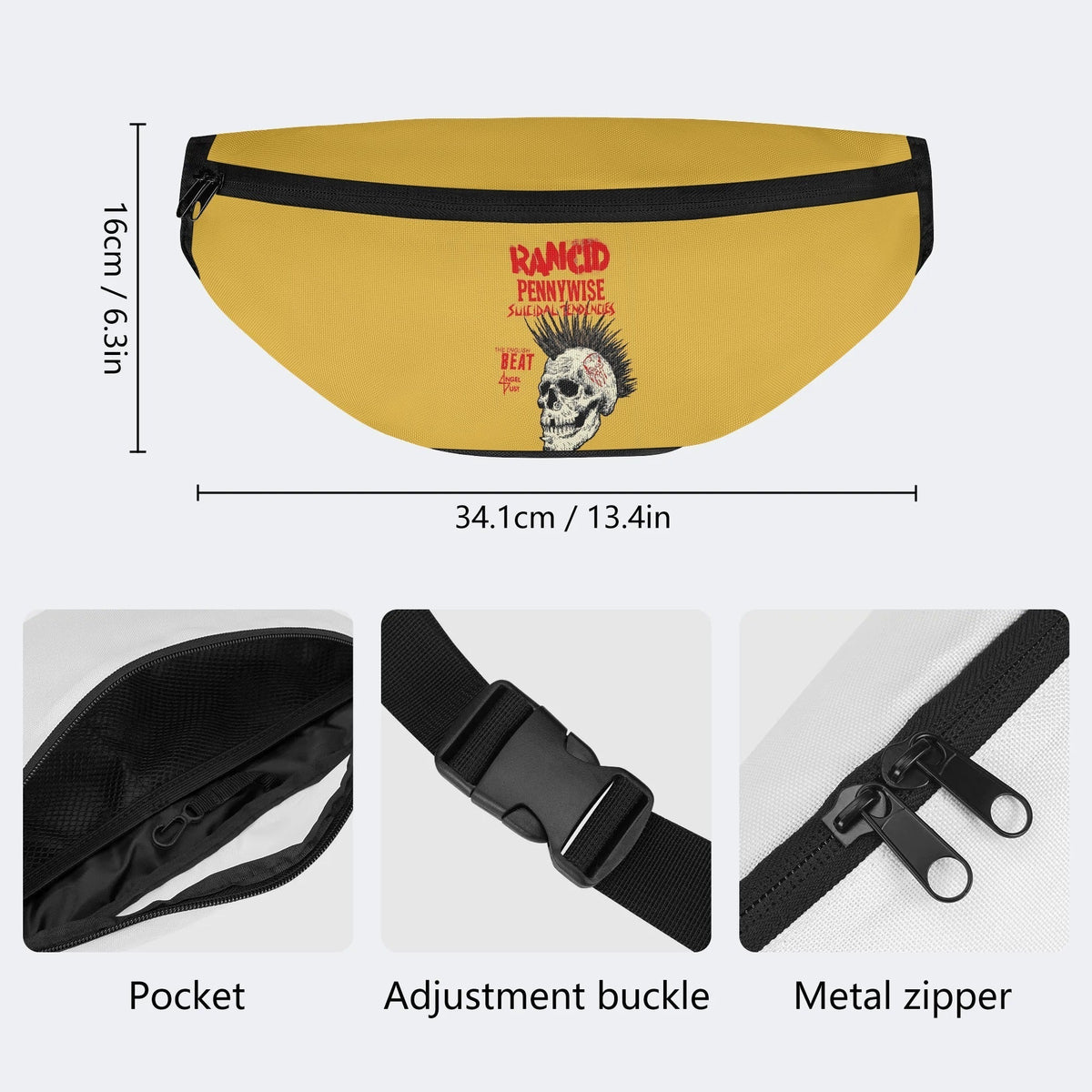 Rancid Skull Print - Fanny Package
