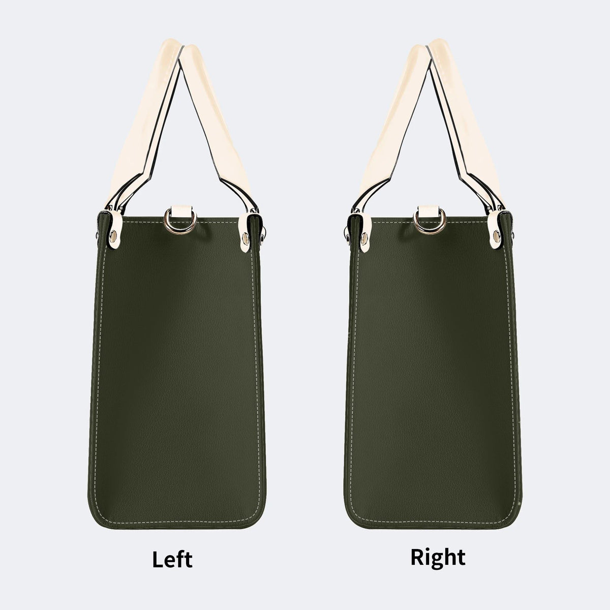 Moths In The Night Sky - Leather Handbag