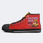 Shredded Bubble Gum Unisex Classic - High Top Canvas