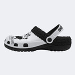 Quint's Shark Fishing Jaws Print - Fur Lined Slippers/Sandals