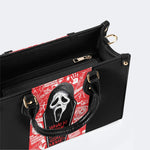 Horror Ghostface Print - Leather Handbag