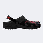 Unisex Horror Terrifier Print - Fur Lined Slippers/Sandals