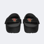 Skull And Snake Print - Slippers/Sandals