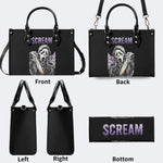 Horror Ghostface Print - Leather Handbag