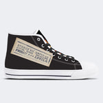 Unisex Horror Movie Print - High Top Canvas