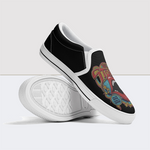 Queen Print Slip On Shoes
