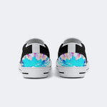 Rock Skull Print - Slip On Shoes