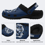 Quint's Shark Fishing Jaws Print - Fur Lined Slippers/Sandals